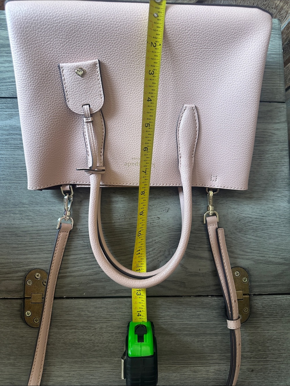 Kate Spade Small Satchel Light Pink Tote with Removable Crossbody Strap - Picture 15 of 16